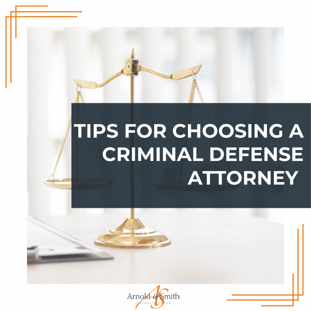 Tips For Choosing A Criminal Defense Attorney — Charlotte Criminal Lawyer Blog — December 28 2022 